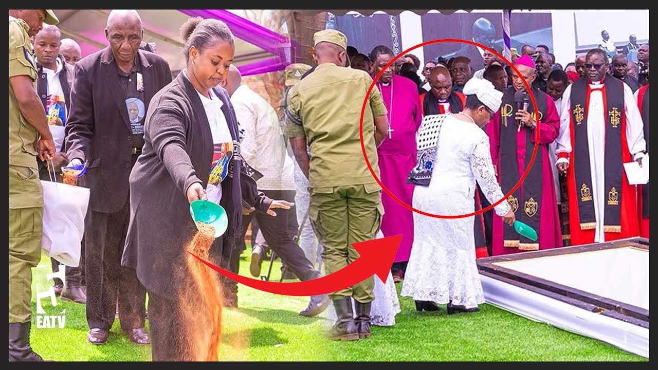 ITAKULIZA MKE WA NDUGAI NA WATOTO WAKIWEKA MASHADA KWENYE KABURI LA BABA YAO | NI MAJONZI