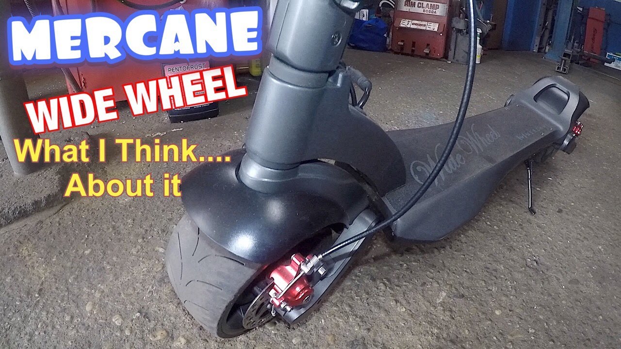 Wide wheel mercane electric scooter, My though and how I like it || Disc Brakes || LED LIGHT