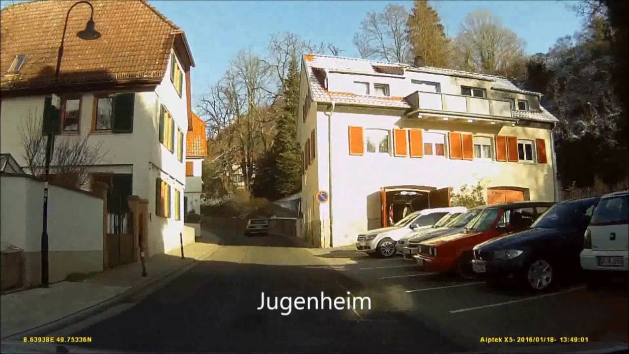 Ortsdurchfahrt an der Bergstraße/DA: Jugenheim (SW rein, Ost raus)