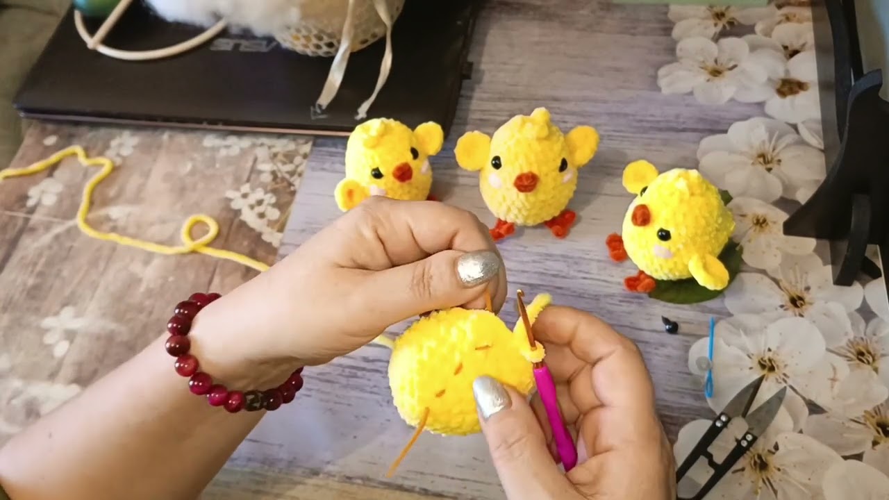 #наталивяжет ,Мастер_класс Цыплёнок 🐣 