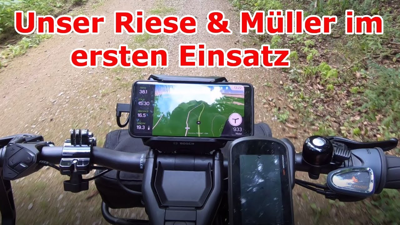 Unser Riese & Müller im ersten Einsatz. E-Biketour im Leinetal