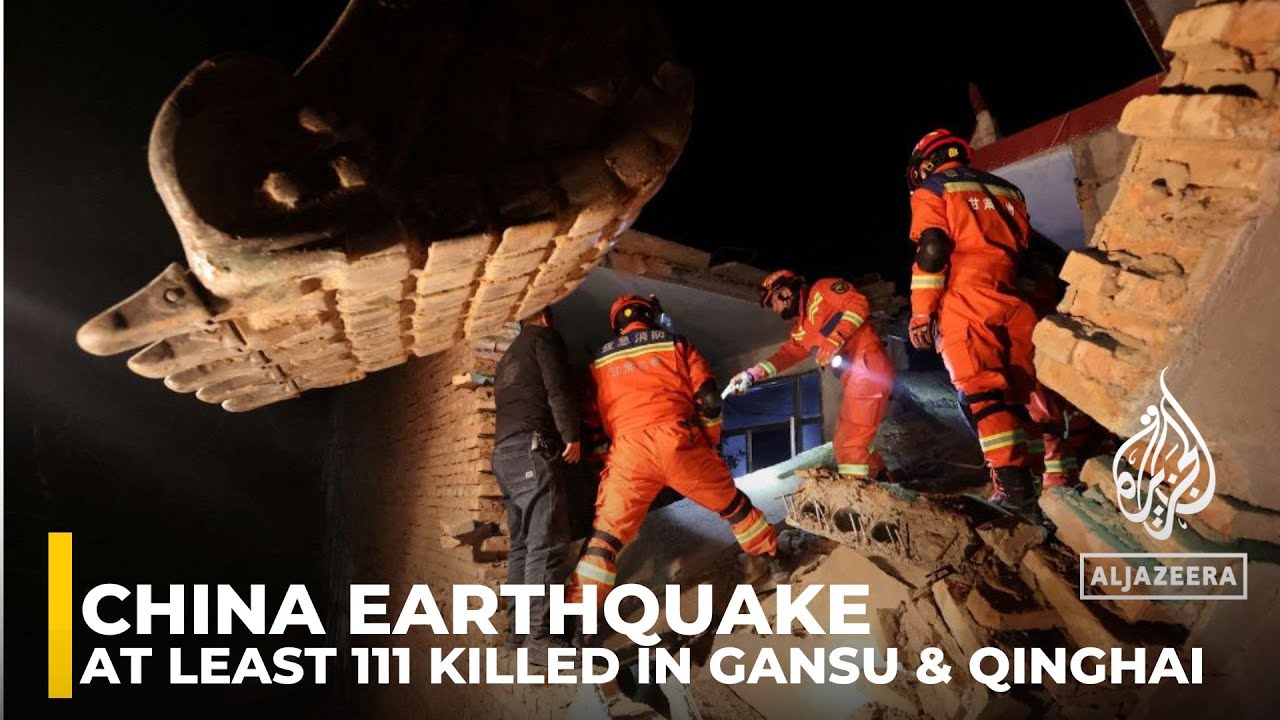 Earthquake in China’s northwest kills more than 100 people