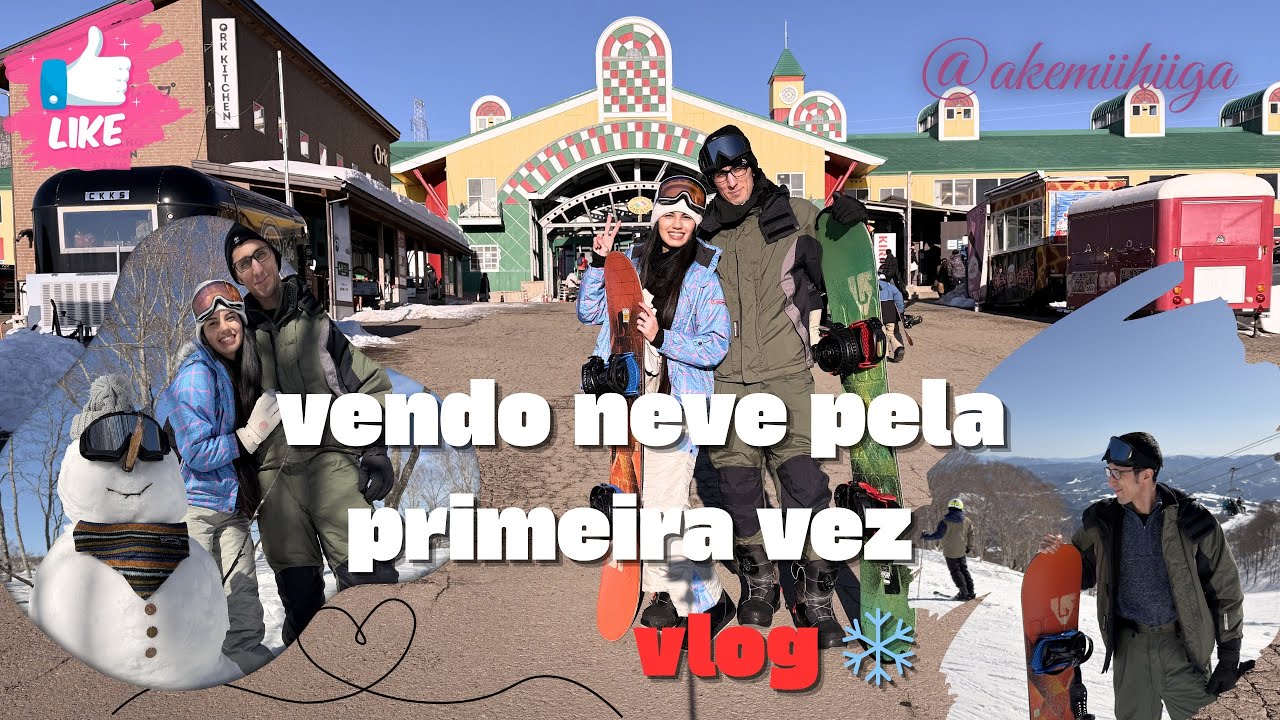 REALIZAMOS UM SONHO: nossa primeira vez na neve no Japão! ❄️