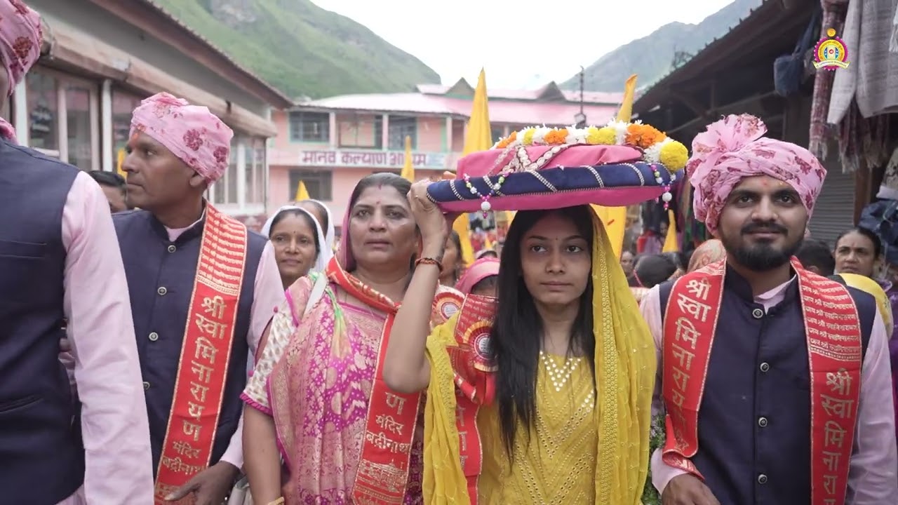 Pothi Yatra Highlight || Badrinath Mandir - Shreemad Satsangi Jeevan 2025