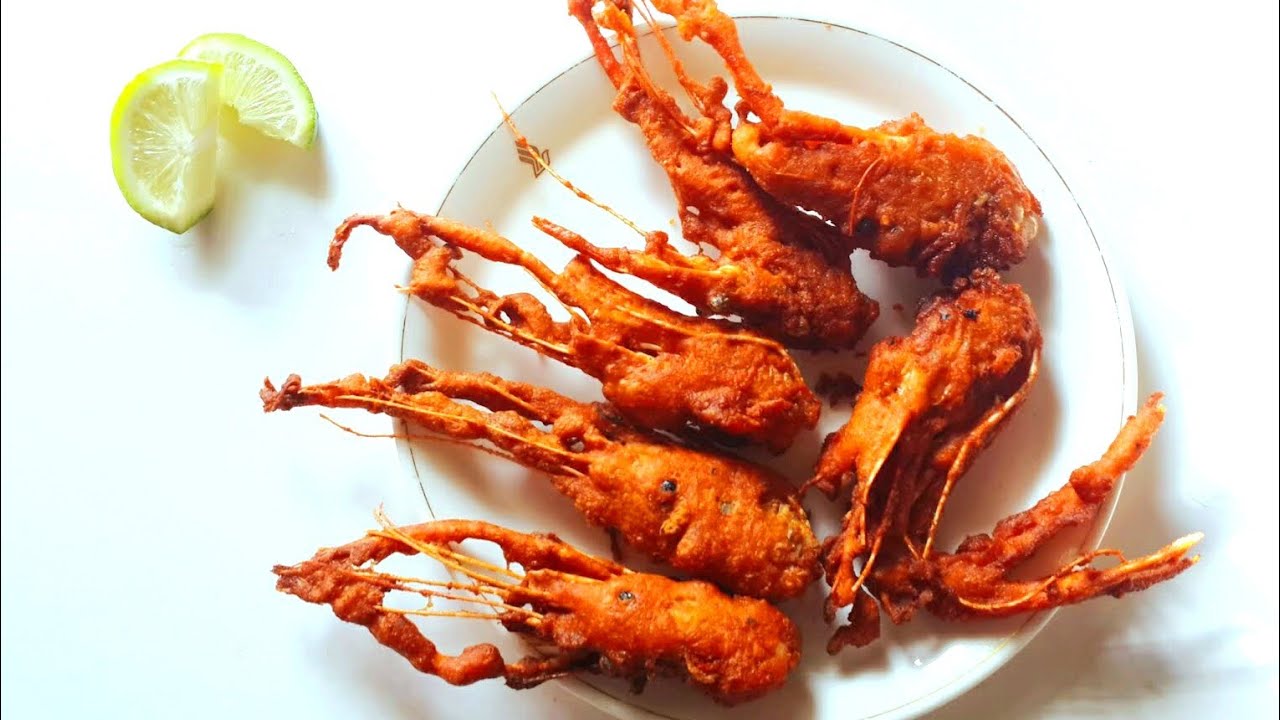 Fried Shrimp Head | Prawn Head Fry |Deep Fried Shrimp Head | Super Easy Prawn Head Fry Recipe |