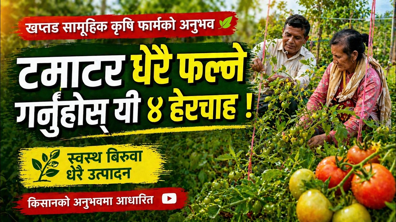 टमाटर खेतीमा यी ४ उपाय बेवास्ता नगर्नुहोस् | Tomato Plant Care | Organic Farming