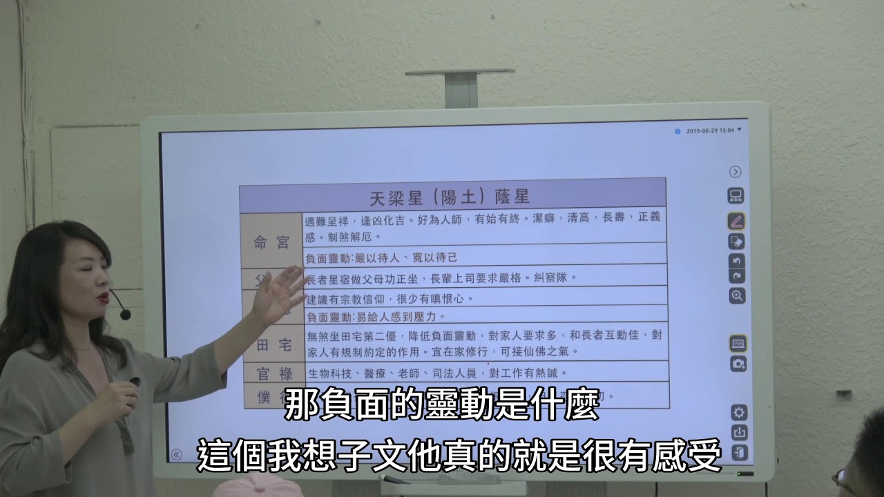 十四主星-太陽、天梁 -紫微雲-張家逸老師 瑞士雷赫士全球飯店管理學院
