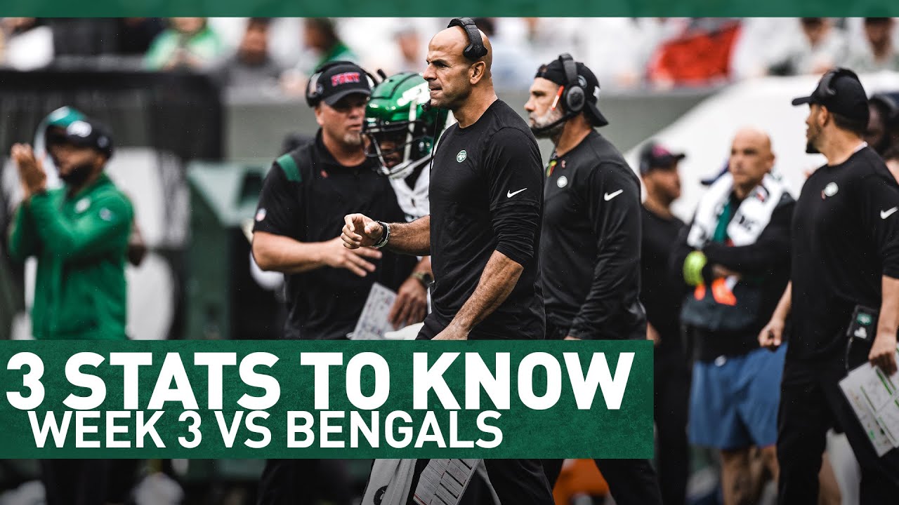 3 Stats to Know for Jets vs Bengals with Cynthia Frelund | The New York Jets | NFL