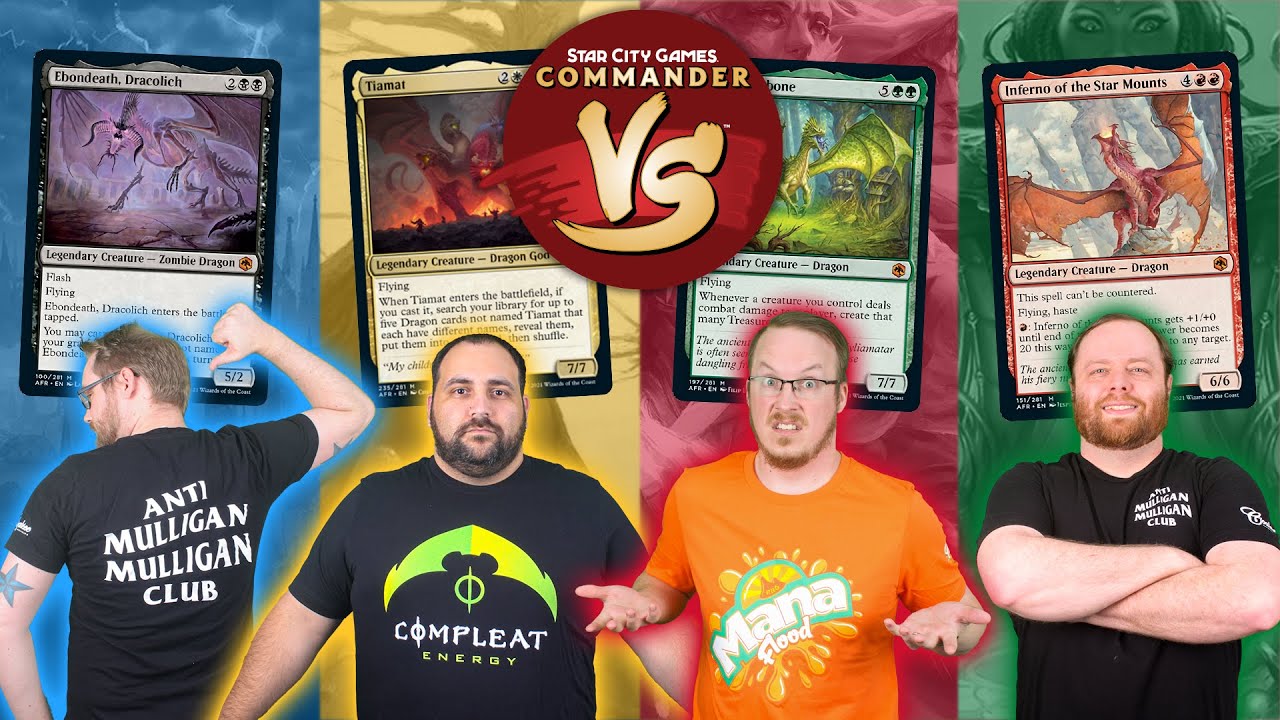AFR Dragons | MTG Commander Gameplay | Commander VS 