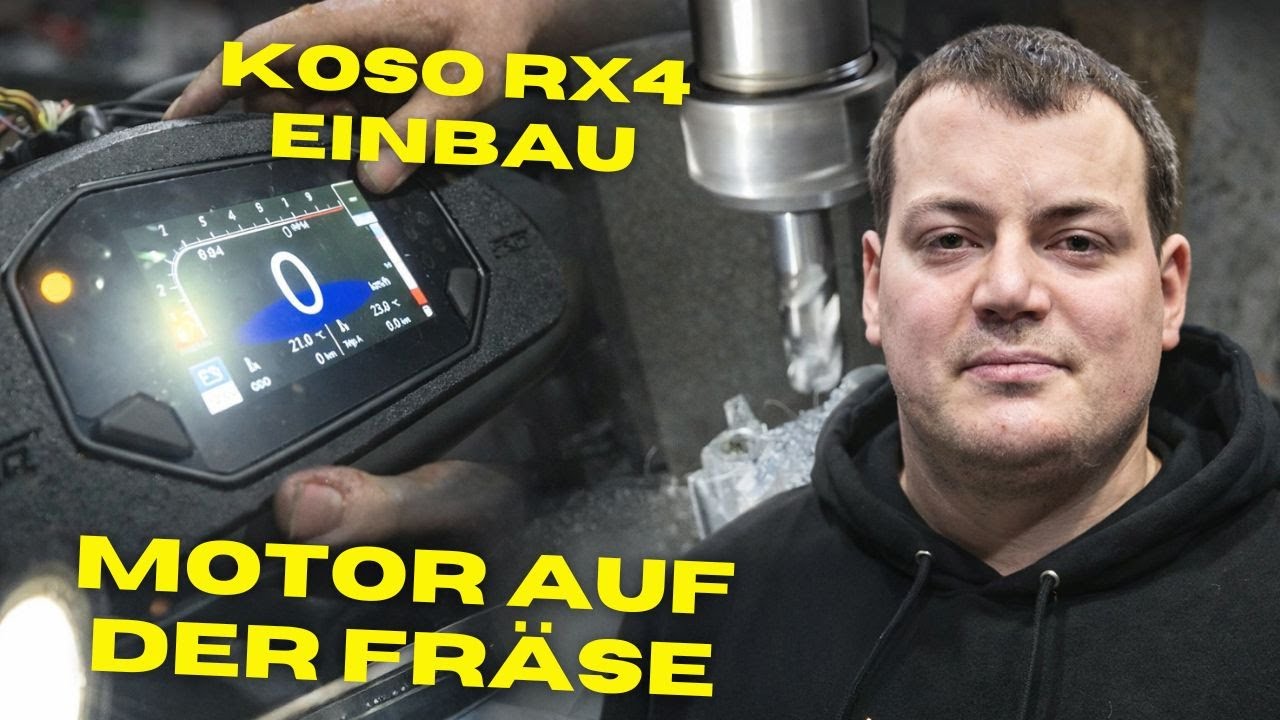 🔧 Motor auf der Fräse | ⏱️ Koso RX4 Tacho Umbau im Gilera Runner Maxi Scooter
