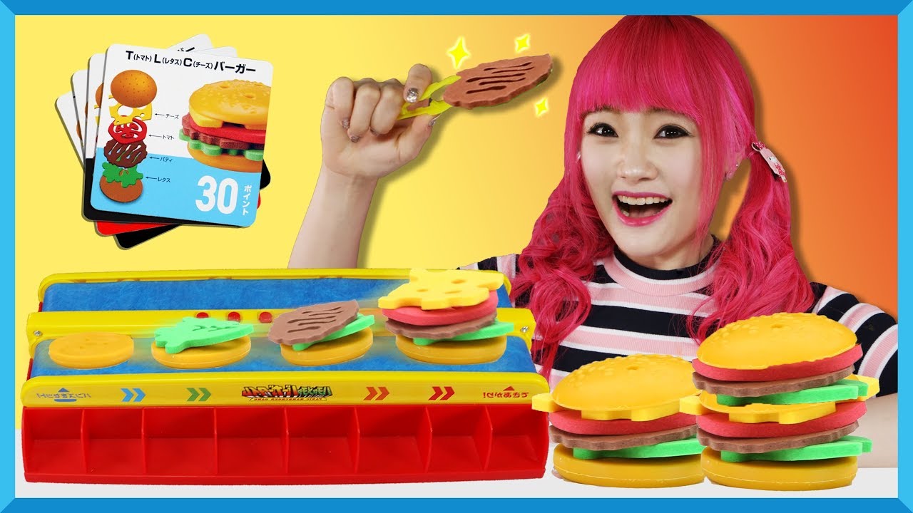 Bermain Panic Hamburger | Fast Fun Mania Board Game | Mainan anak | Kids Toys