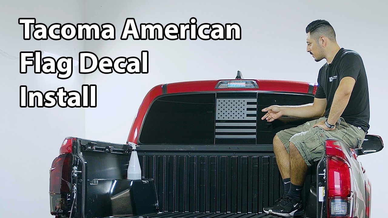 How To Install American Flag Decal On Your Pick-Up Truck