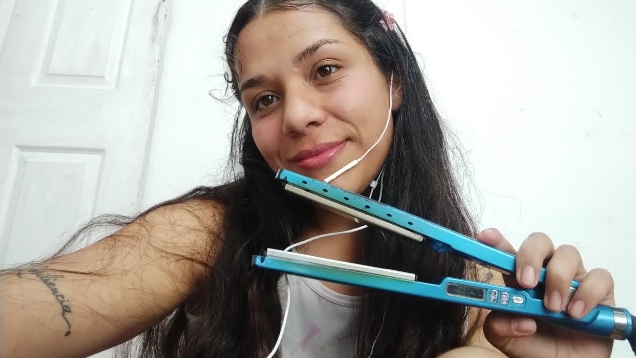 ASMR te plancho el cabello para tu cita ✨🌷Roleplay 