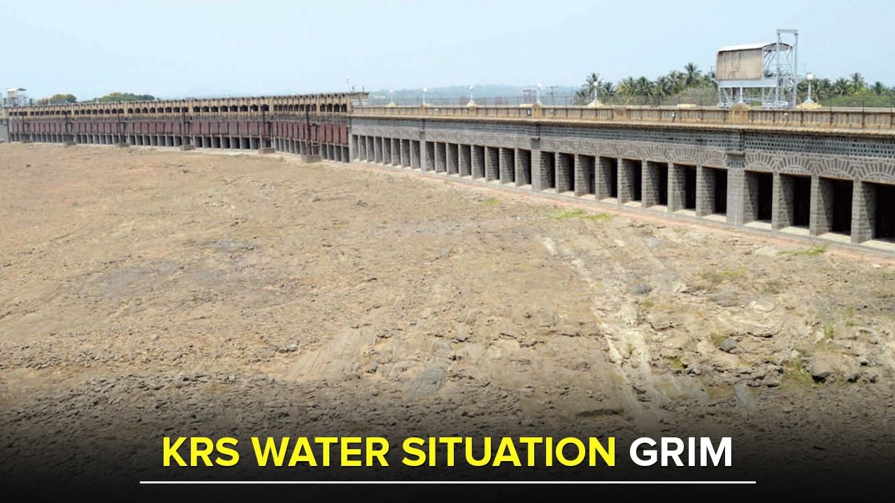 Water situation at the Krishnaraja Sagar (KRS) Dam grim - Star of Mysore