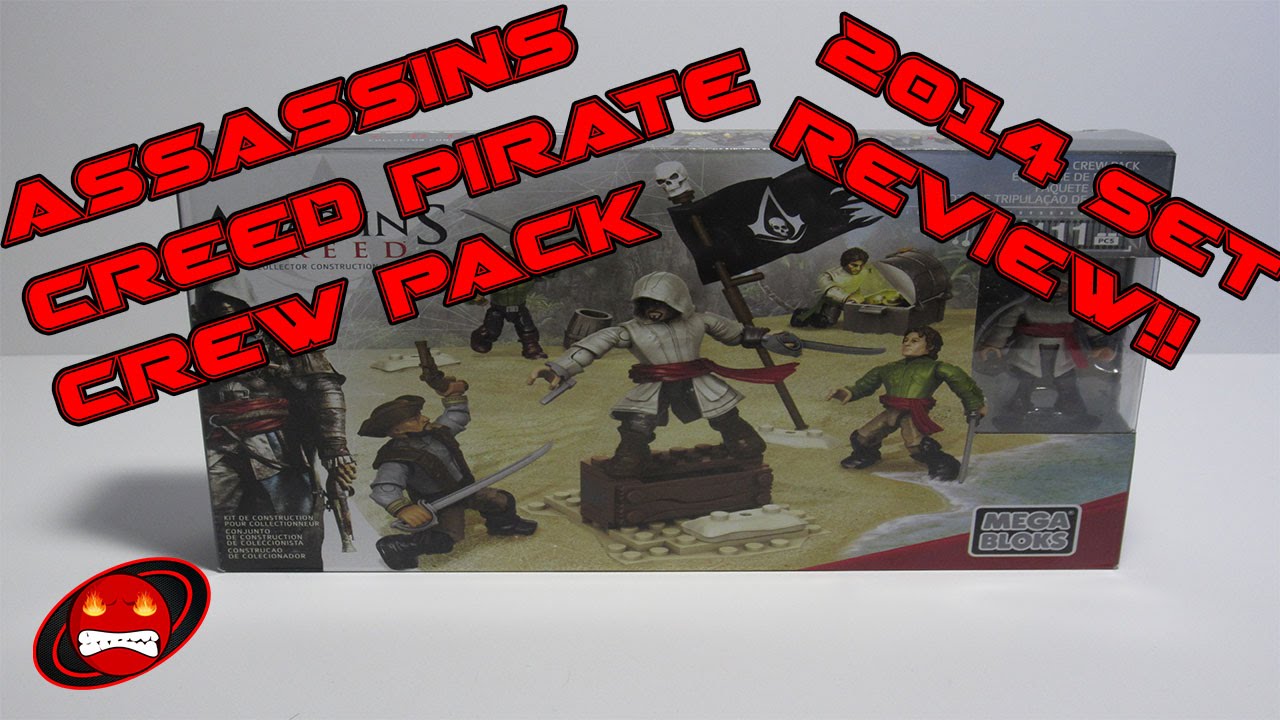 Epic Assassins Creed Mega Bloks Pirates Crew Pack 2014 set review!!