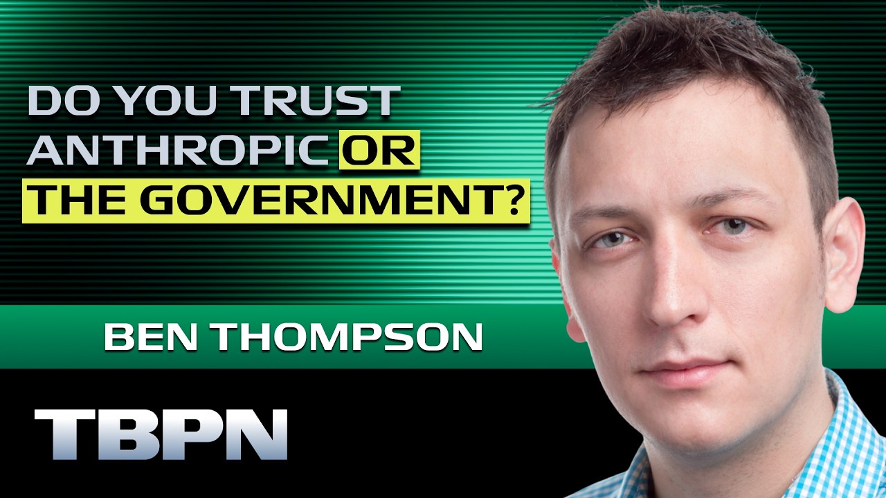 FULL INTERVIEW: Ben Thompson on Anthropic v. The Pentagon