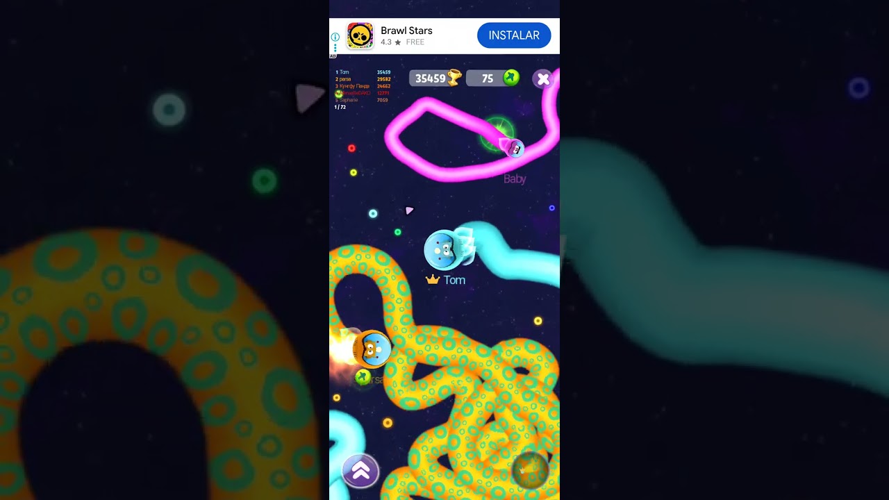 Space Trails: 73.197 Points High Score (My Talking Tom 2)