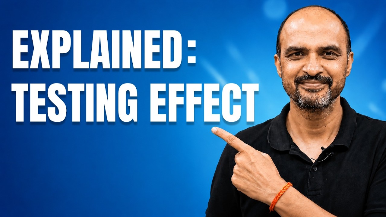 Explaining TESTING EFFECT: Critical to CRACK NEET exam!!!