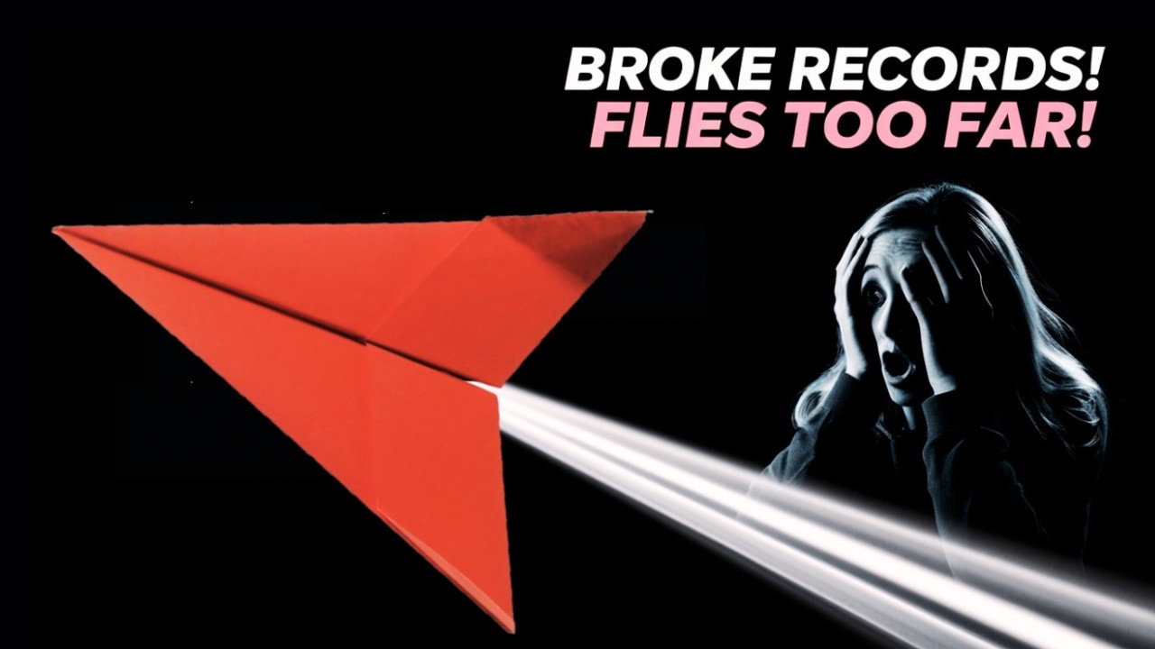 Very Easy Paper Plane ✈️ Long Flight | Shakil Origami School