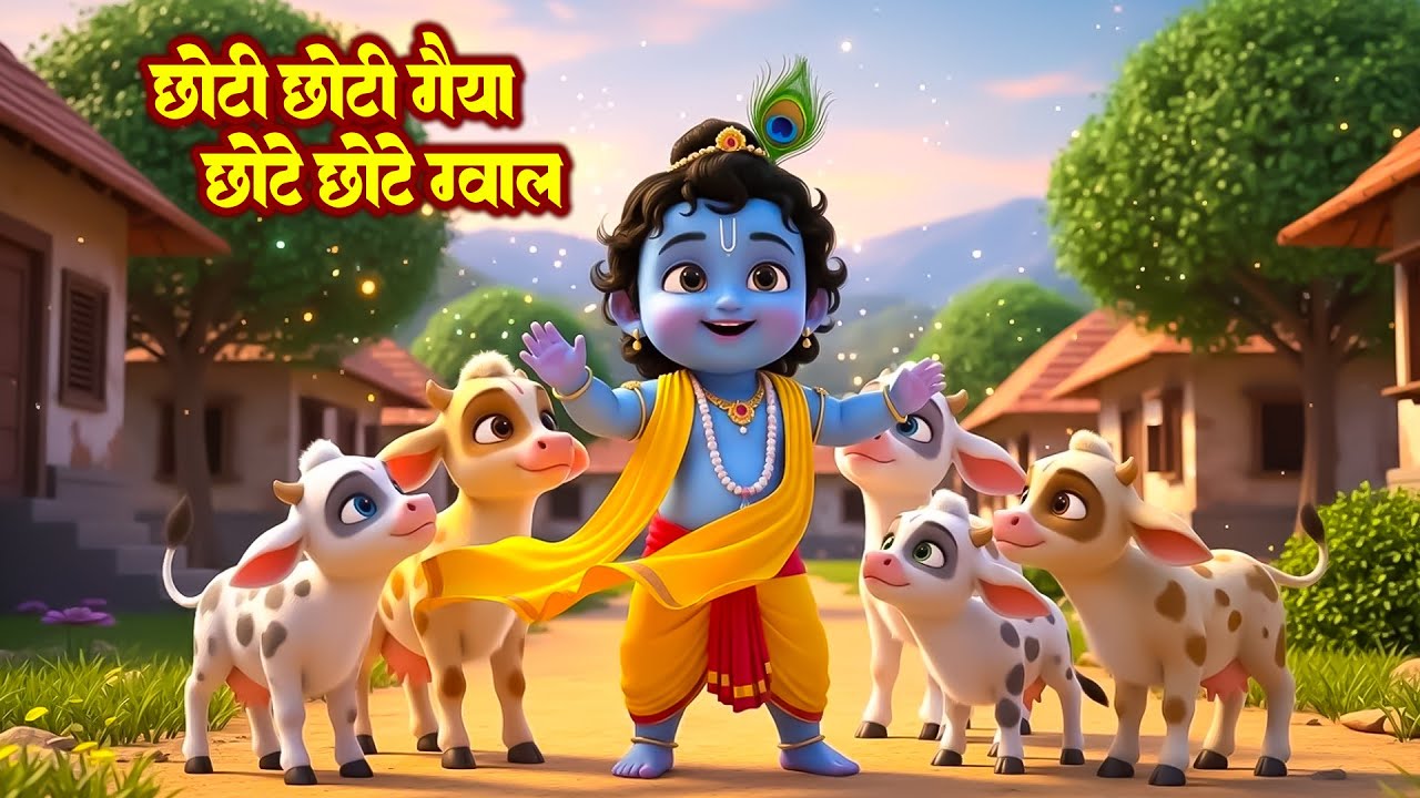 छोटी छोटी गैया छोटे छोटे ग्वाल Choti Choti Gaiya Chote Chote Gwal with Lyrics | Krishna Bhajan
