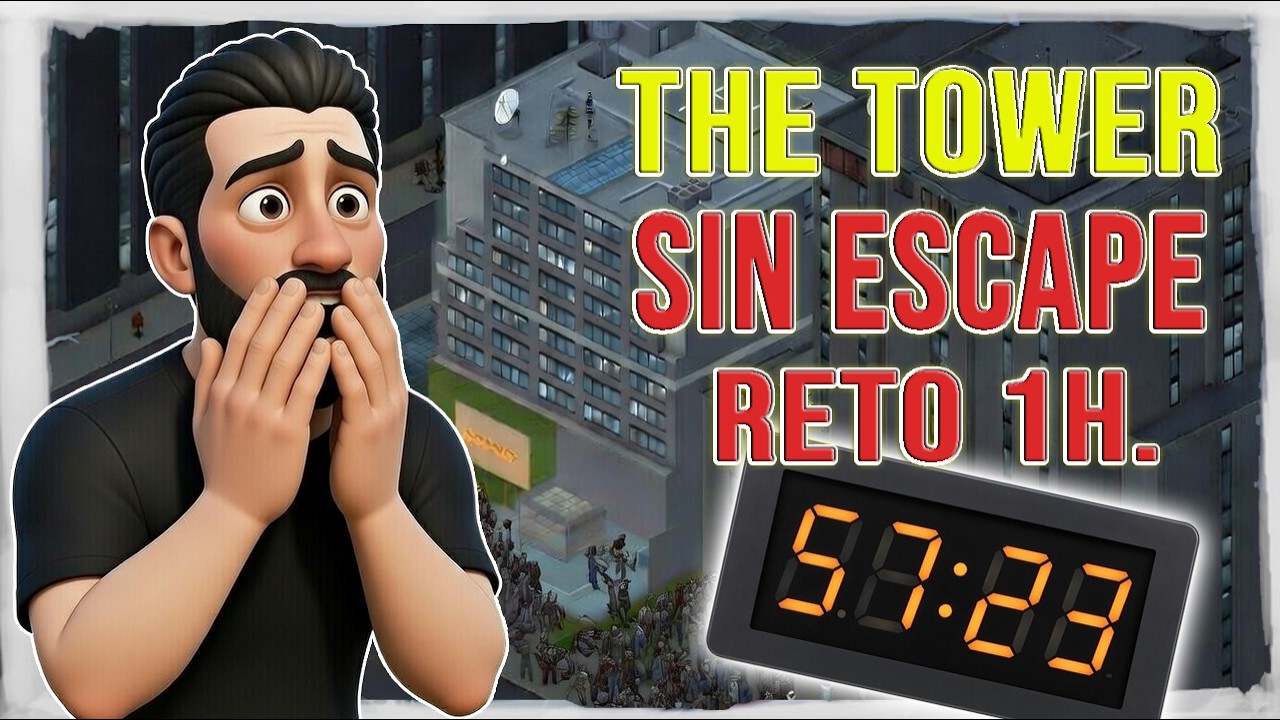 60 MINUTOS para ESCAPAR de LA TORRE o MUERO | Project Zomboid Weekone