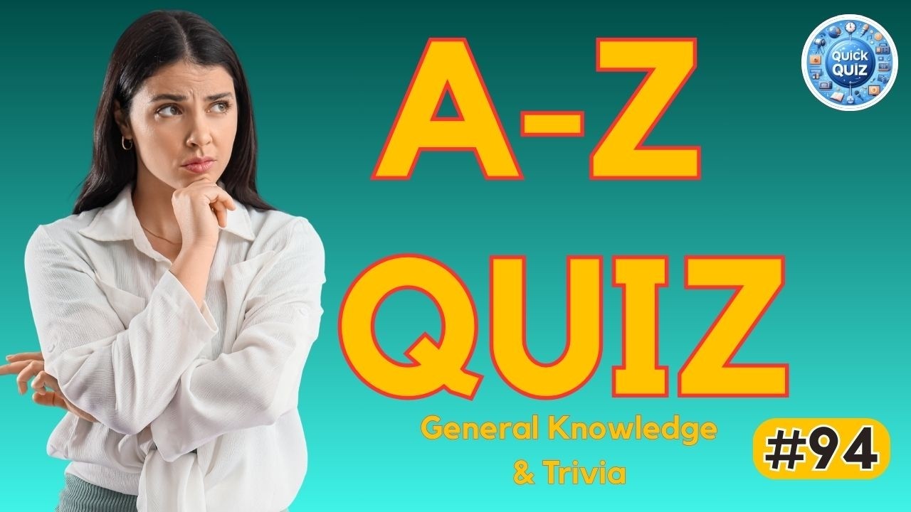 #94 Alphabet Quiz: How Many Can You Score?