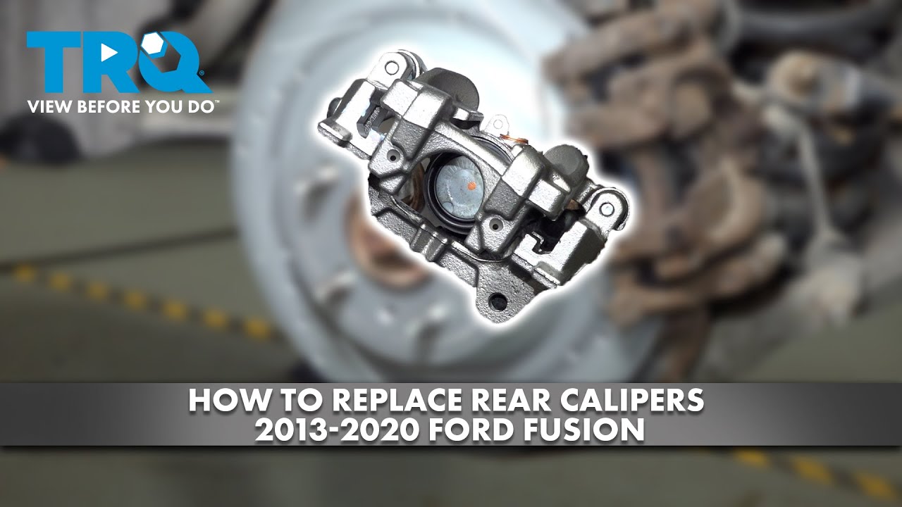 Как заменить задние суппорты Ford Fusion 2013-2020
