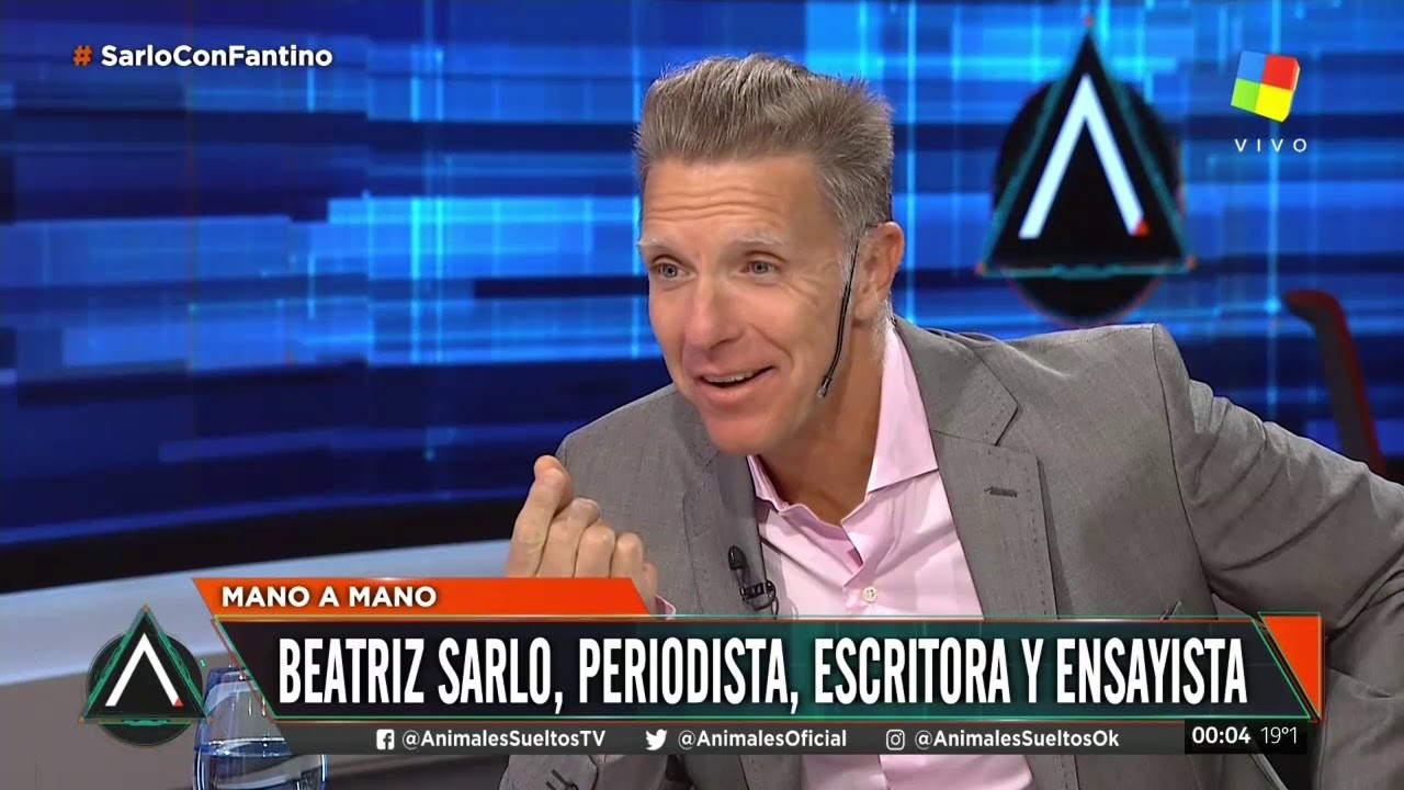 Beatriz Sarlo mano a mano con Fantino