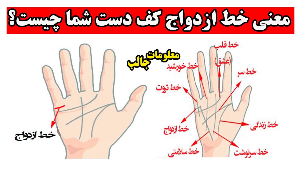 معنی خط ازدواج کف دست شما چه میتواند باشد؟