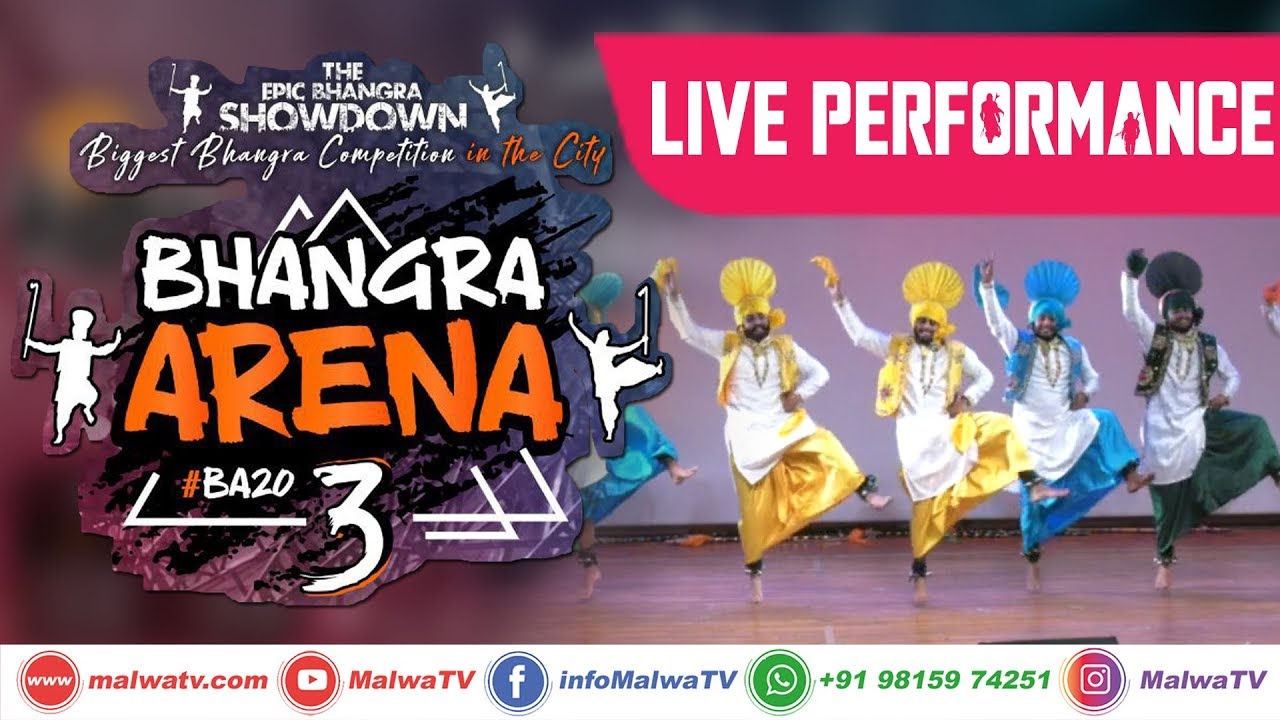 LIVE Performance 🔴 BHANGRA ARENA #BA20 3 [Bhangra Competition] 🔴 NEW DELHI 2020