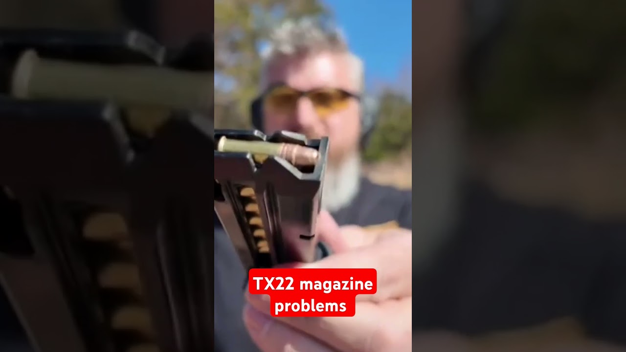 TX22 magazines have problems with certain ammo. #TX22 #Taurus