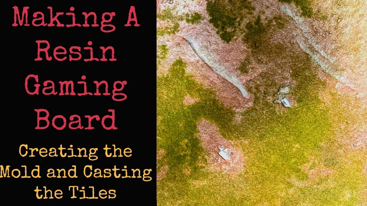 Casting a Resin Tabletop Game Board