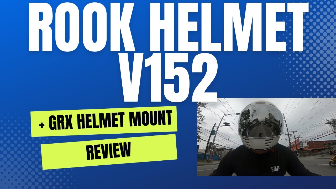 ROOK HELMET V152 AND GRX GOPRO MOUNT REVIEW | Kymco Like 125