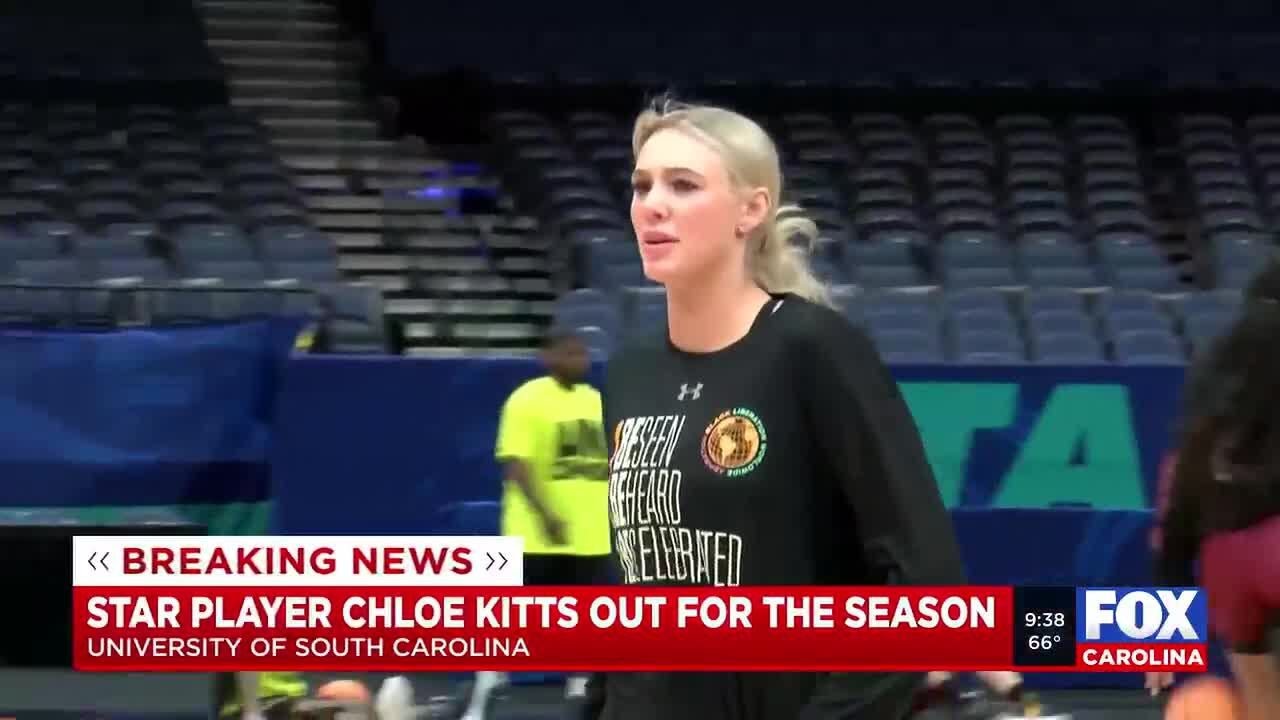 University of South Carolina’s Chloe Kitts out for 2025-2026 season
