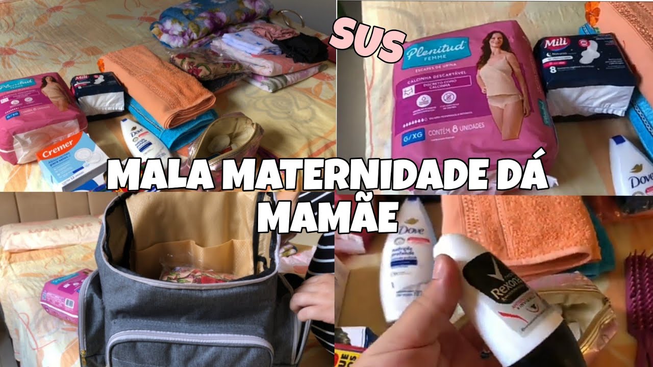 ARRUMANDO A MALA MATERNIDADE DÁ MAMÃE ❤️ || O QUE LEVAR || SÓ O BÁSICO