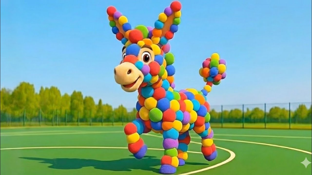 The mascot vibrato assistant Panda placed on the football field is popular, co-produced and creative