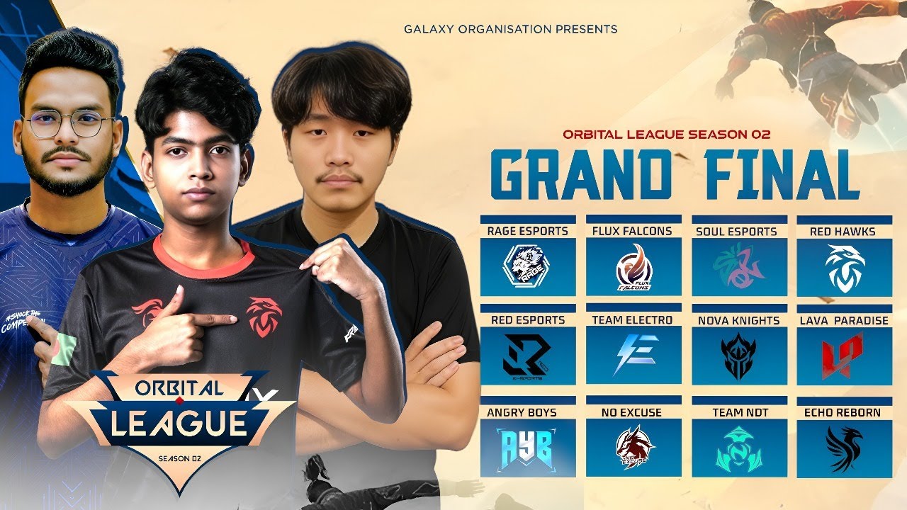 [🔴LIVE ] ORBITAL LEAGUE SEASON 2 | GRAND FINAL I RHK,NDT,ELC@Flickerz7 @RedHawksOfficials