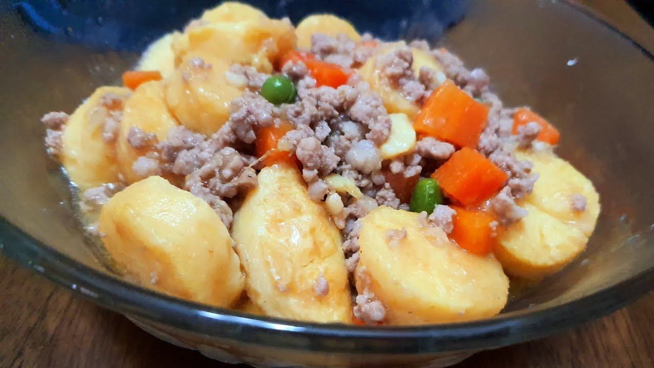EGG Tofu With Minced Pork