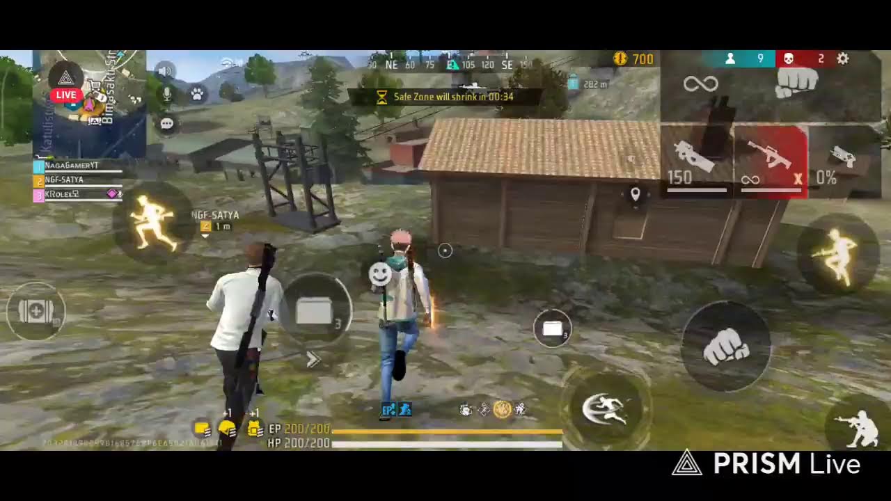 Live streaming of NGFF X GOD YT LIVE TELUGU GAMING FF GUYS