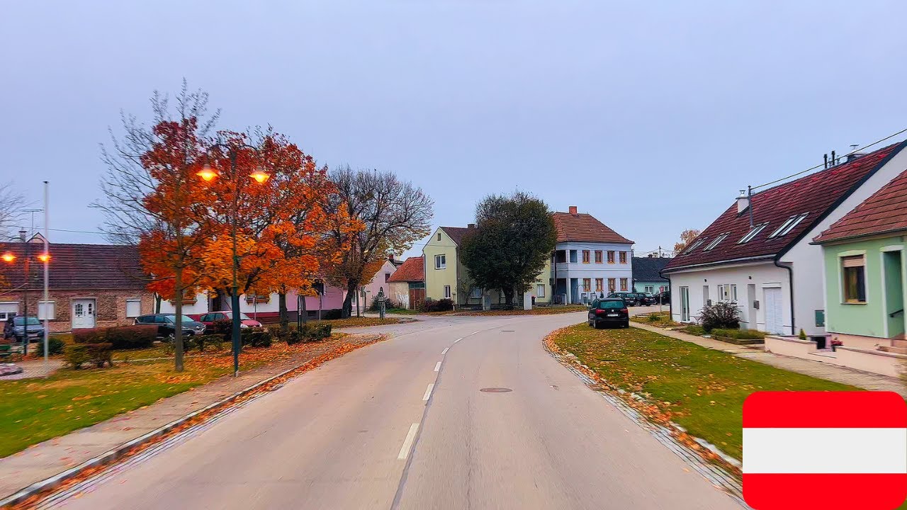 Driving in Austria: Großkrut to Bernhardsthal Scenic Drive