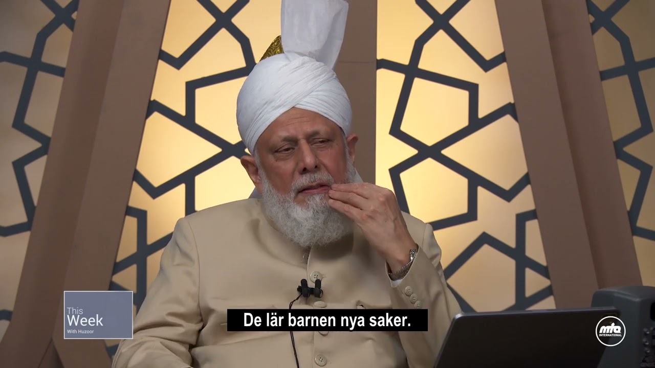 This Week With Huzoor - 4 July 2025 (Swedish Subtitles)