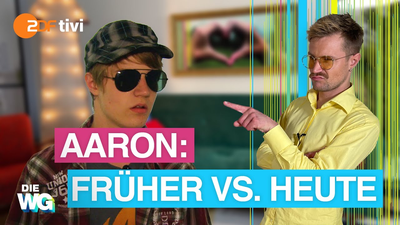 Aaron reacts to his younger self 🤣😅 | THE FLAT BAND
