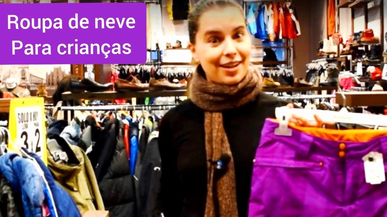 ☃️ [ROUPAS] Como vestir  as CRIANÇAS para a NEVE no CHILE?