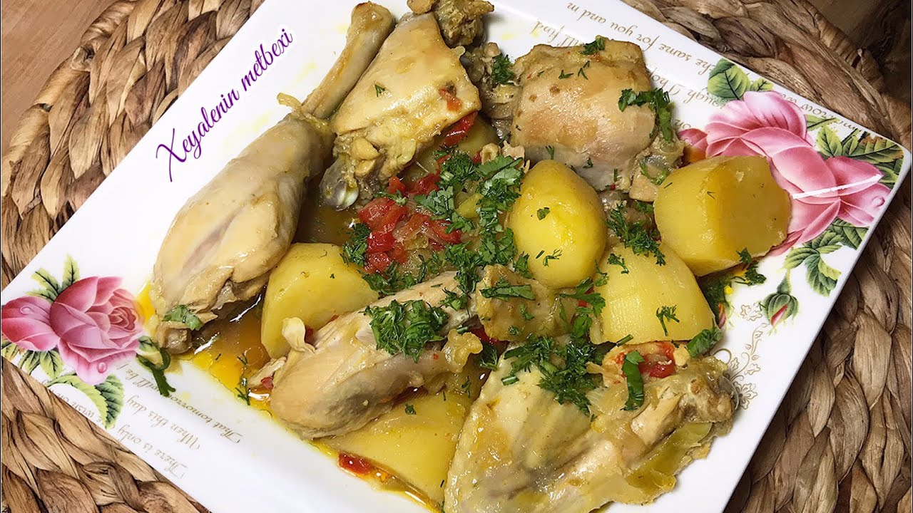 KEND TOYUĞUNDAN (ÇOLPA) DADLI SOUZ.ASAN RESEPT.PATATESLİ TAVUK YEMEĞİ.СОУС С КУРИЦЕЙ И КАРТОШКОЙ.🍗