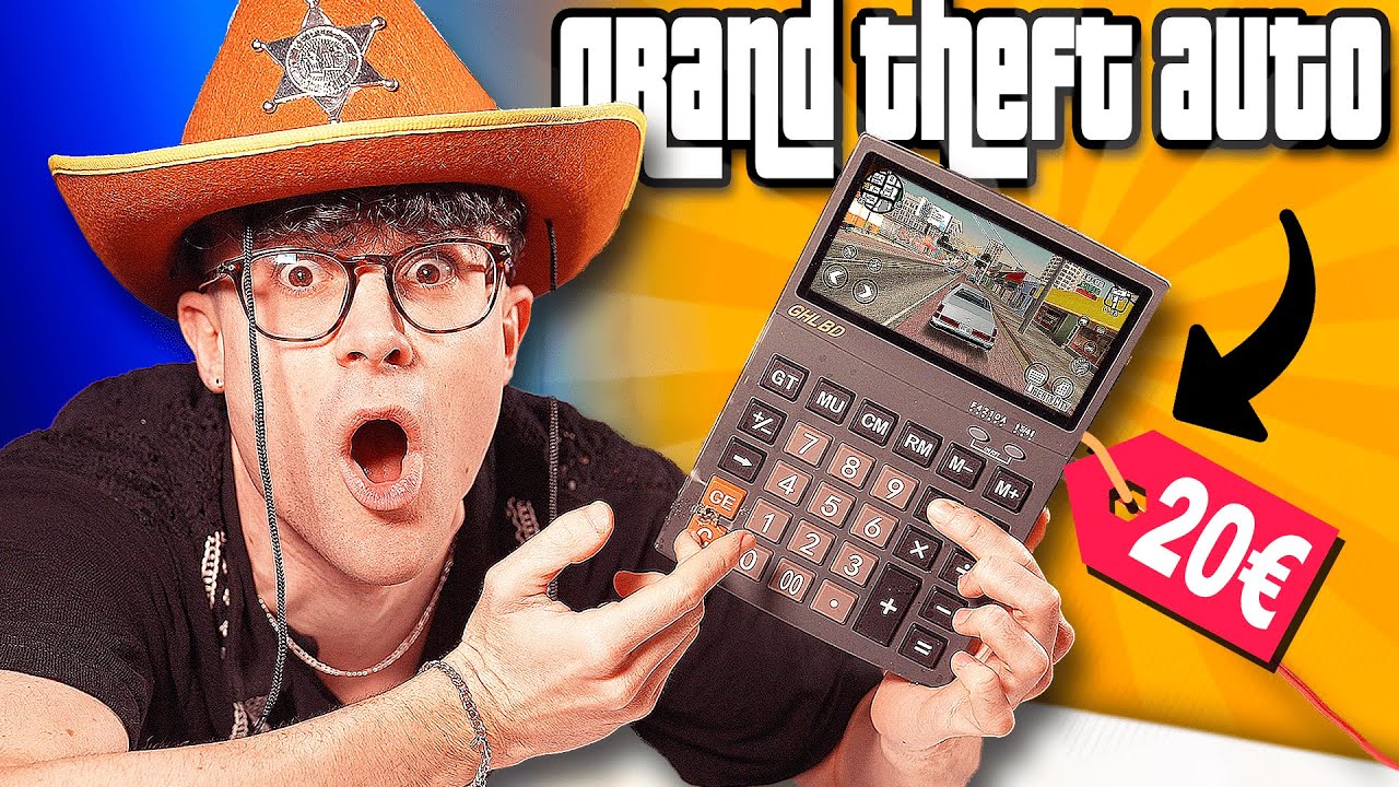 I HACKED A &euro;20 CALCULATOR TO PLAY GTA SAN ANDREAS! 🤯 *absurd*