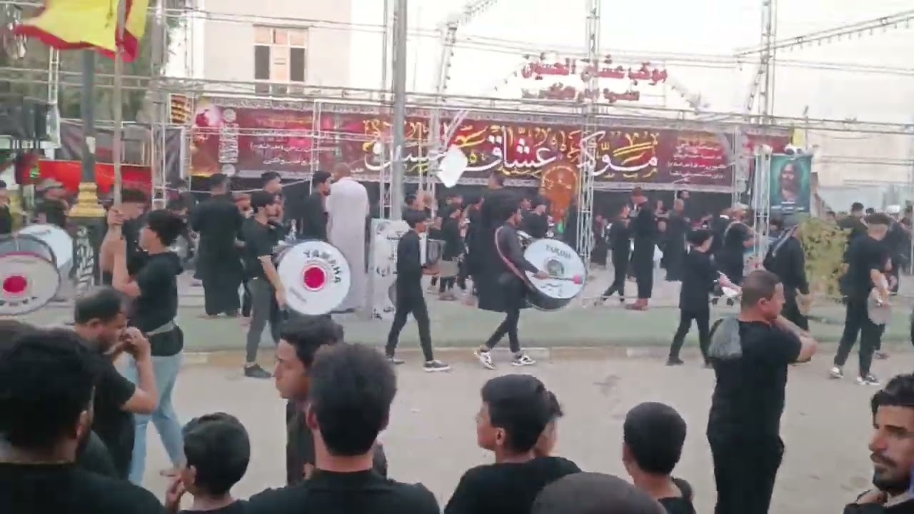 موكب أنصار الحسين الكبير ، الغراف  عزاء الزنجيل ، ١٤٤٥ه الرادود رحيم السهلاني