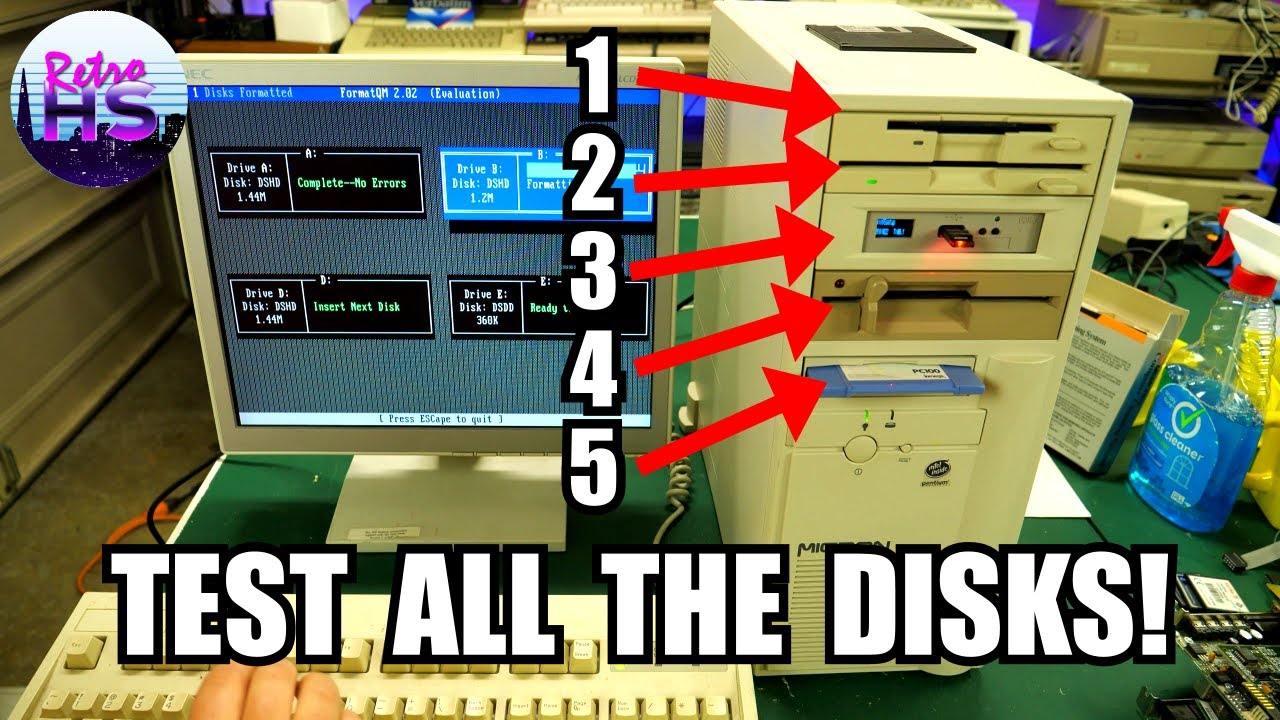 Three Floppy Drives, A Gotek, And A Zip Drive Walk Into A Bar ...