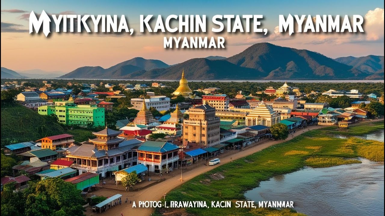 Thingyan festival in Myitkyina, Kachin State, Myanmar in 2024. မြန်မာသင်္ကြန်၂၀၂၄