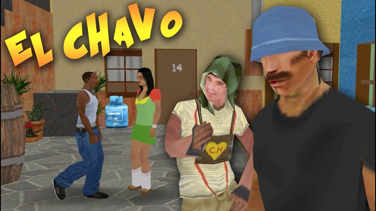 CJ y Don Ramón buscan al Chavo en los santos | Gta San Andreas Loquendo