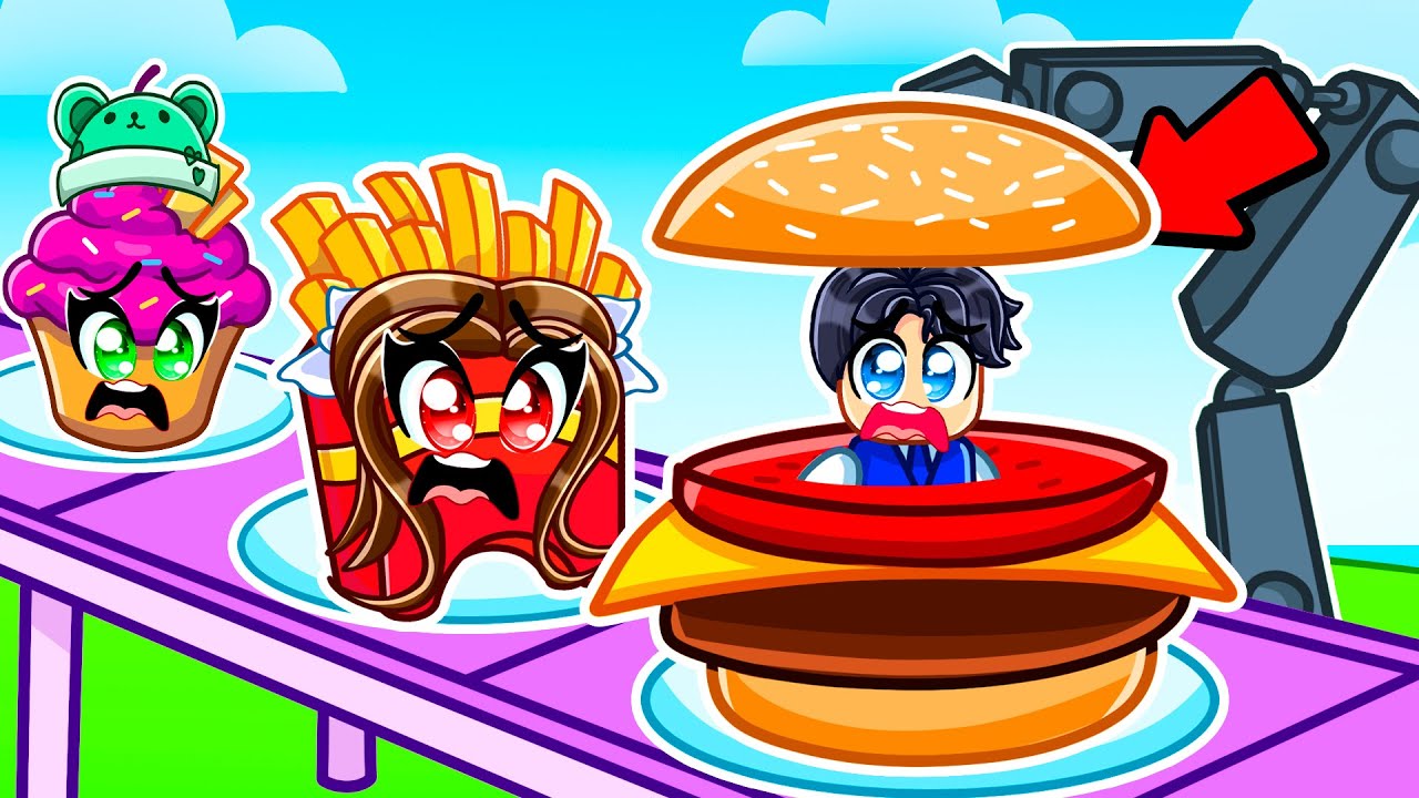 Roblox TRANSFORM Into FOOD FACTORY!